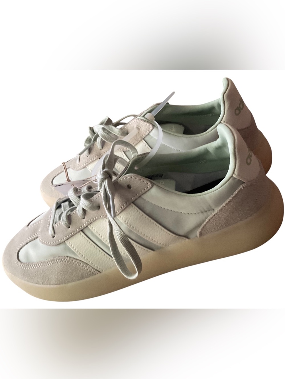 Adidas Women's Barreda Decode Shoes Off White Linen Green US 10 NEW NWT JP9670